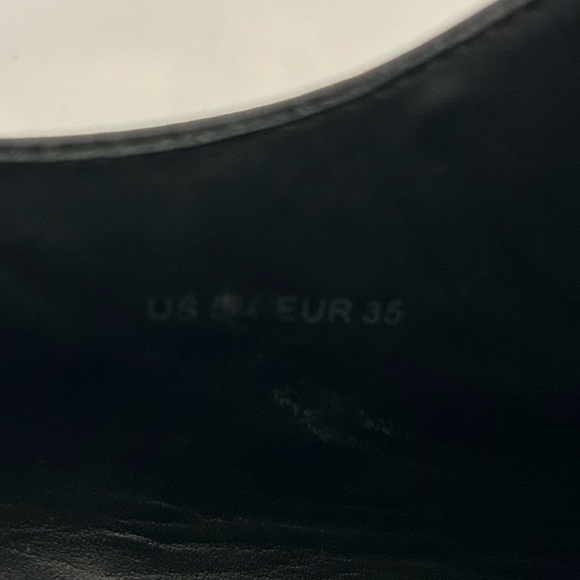 Vince Reed Black Patent Leather Platform Lace Up Oxfords size 5 - Picture 5 of 8